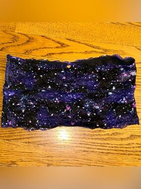 VS PINK Lace Galaxy Sequin Bandeau
